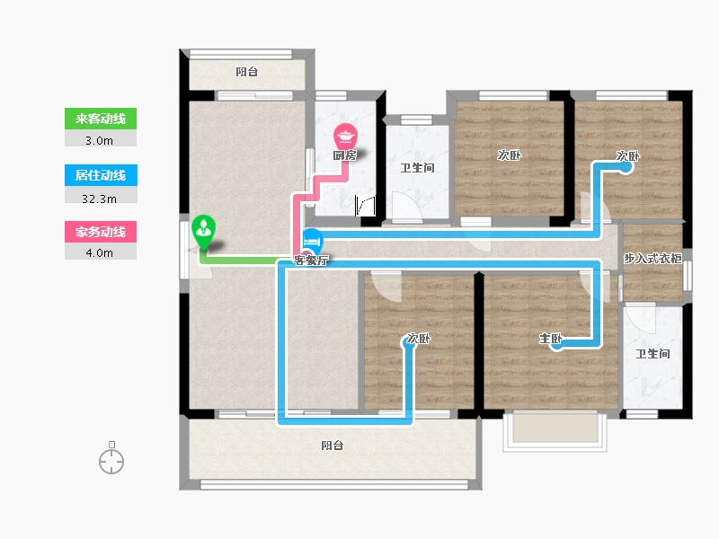 福建省-泉州市-星河城-100.00-户型库-动静线