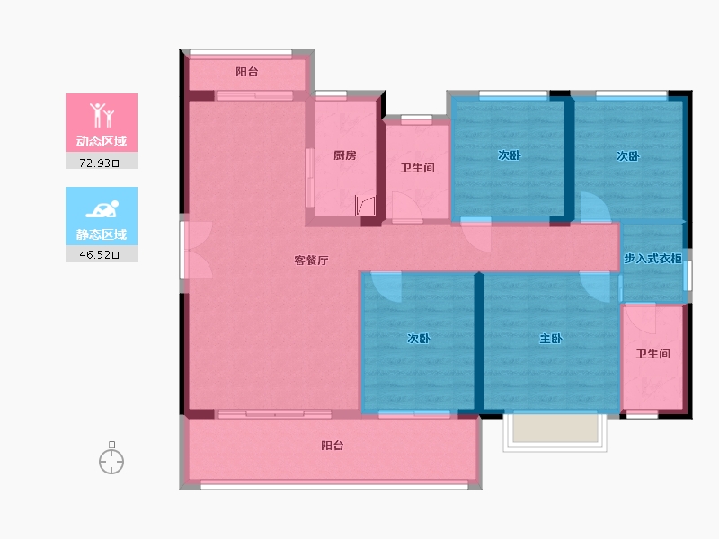 福建省-泉州市-星河城-100.00-户型库-动静分区