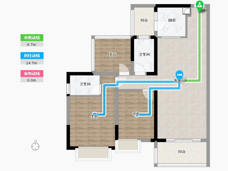 广西壮族自治区-玉林市-玉林奥园康城-118.00-户型库-动静线