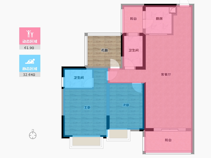 广西壮族自治区-玉林市-玉林奥园康城-118.00-户型库-动静分区