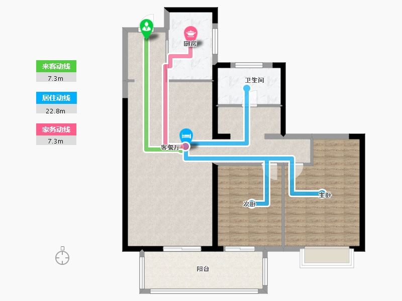 福建省-莆田市-白棠云麓二期-110.00-户型库-动静线