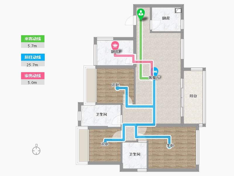 广东省-惠州市-仁和美地-92.00-户型库-动静线