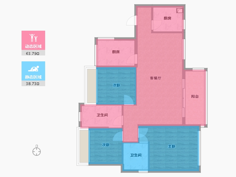 广东省-惠州市-仁和美地-92.00-户型库-动静分区