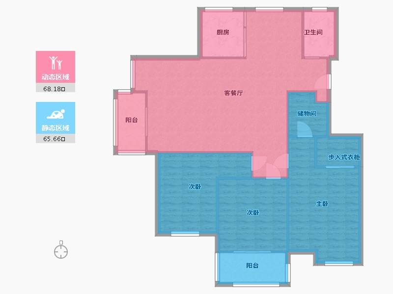 江西省-赣州市-天际华庭-124.00-户型库-动静分区