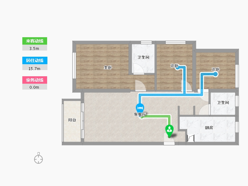 福建省-漳州市-龙湖双珑原著-92.00-户型库-动静线