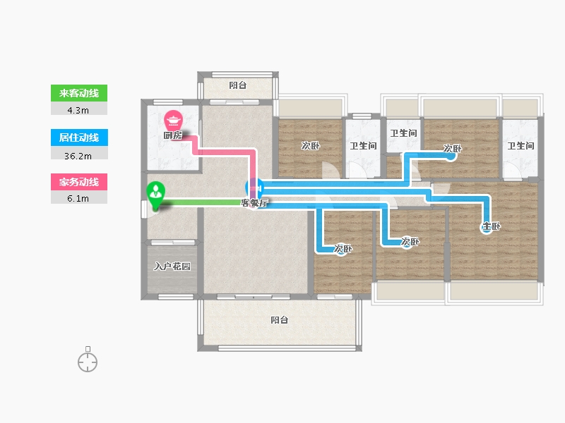 广东省-惠州市-禧临门-131.00-户型库-动静线