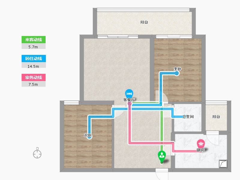 河北省-保定市-星河蓝湾-79.00-户型库-动静线