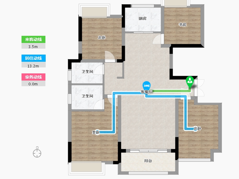 江西省-赣州市-九境-111.00-户型库-动静线