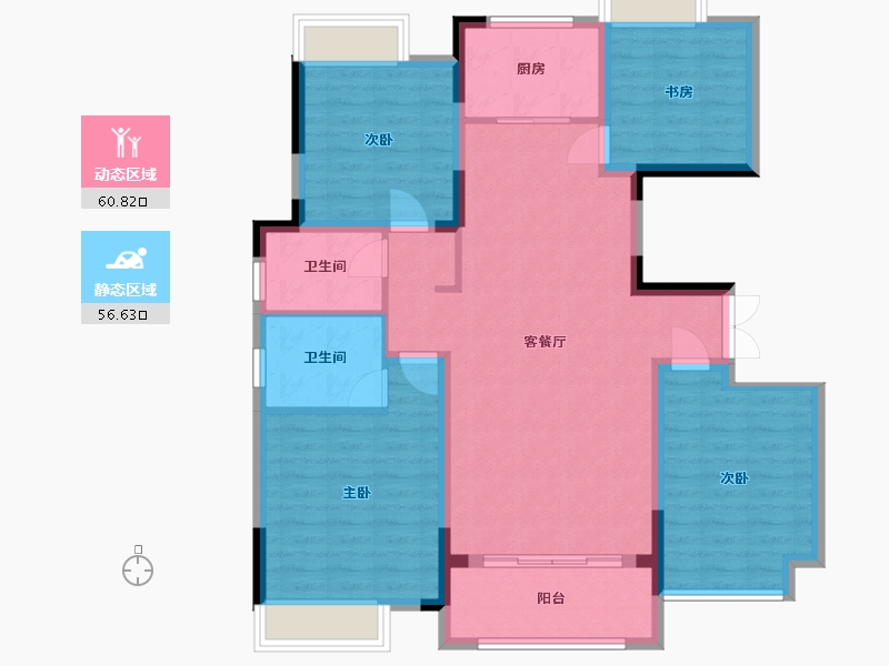 江西省-赣州市-九境-111.00-户型库-动静分区