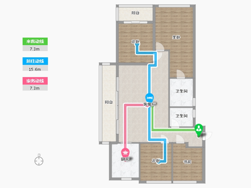 浙江省-杭州市-111-129.00-户型库-动静线