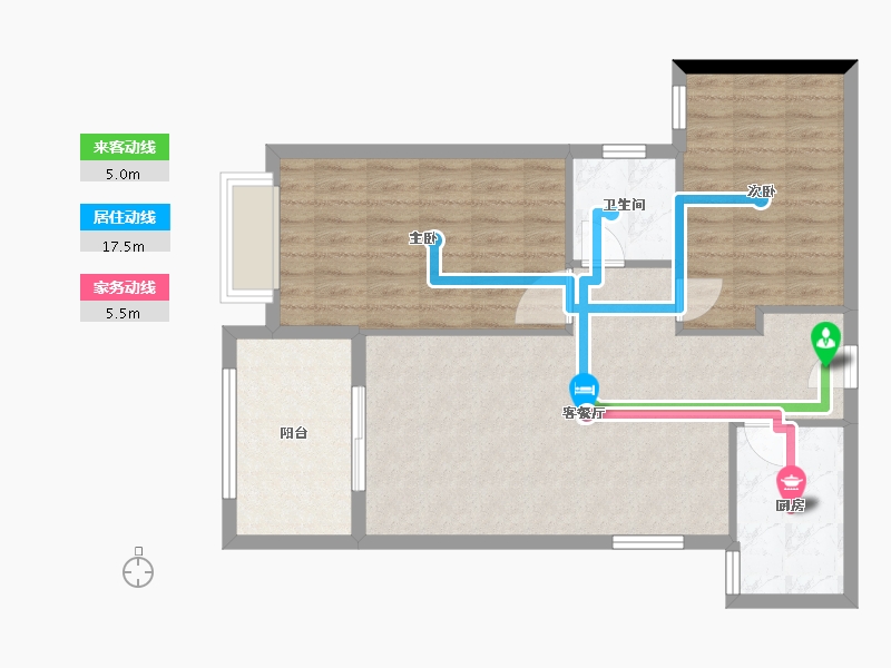 福建省-漳州市-进贤小区-79.00-户型库-动静线