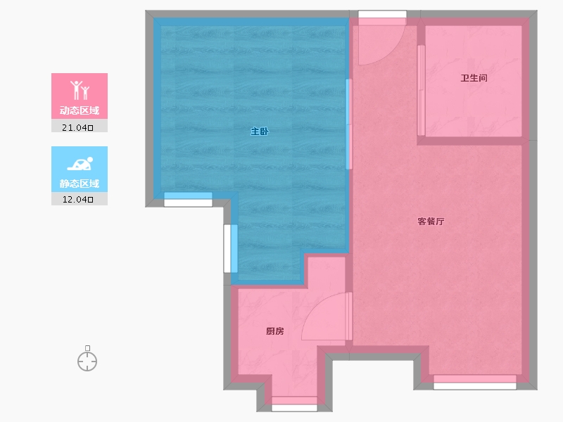 四川省-成都市-新巢小区一期-29.60-户型库-动静分区