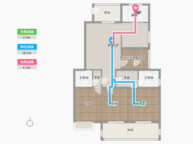 江苏省-淮安市-乾隆御景-126.00-户型库-动静线