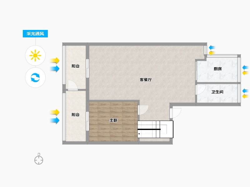 江苏省-苏州市-湖悦天境花园-220.00-户型库-采光通风