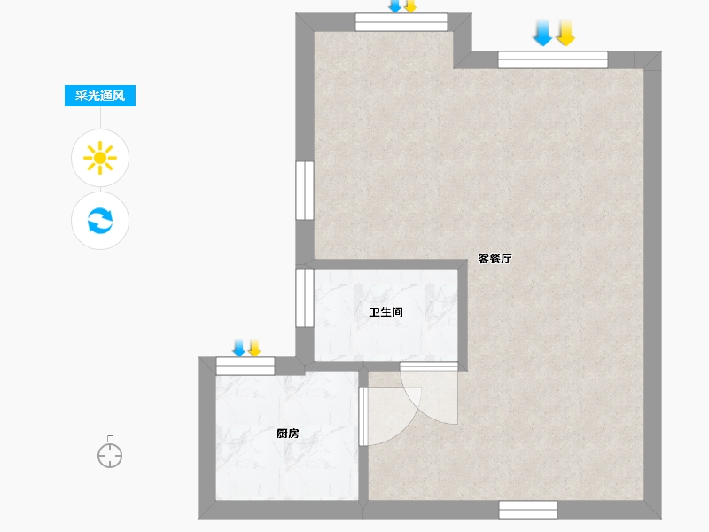 香港特别行政区-北区-山麗苑-35.30-户型库-采光通风