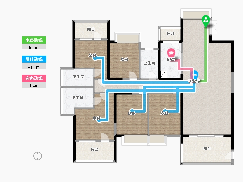 广东省-深圳市-星河荣御-181.00-户型库-动静线