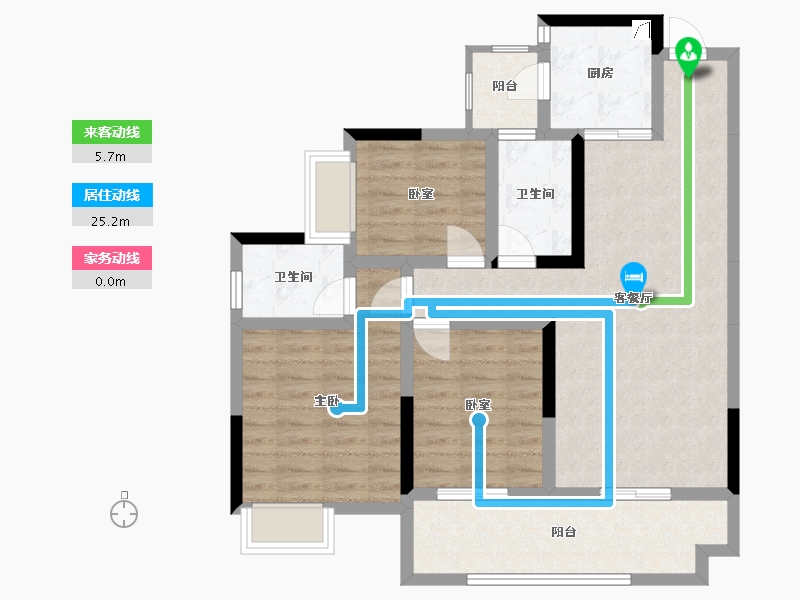 四川省-南充市-禾瑞源-105.00-户型库-动静线