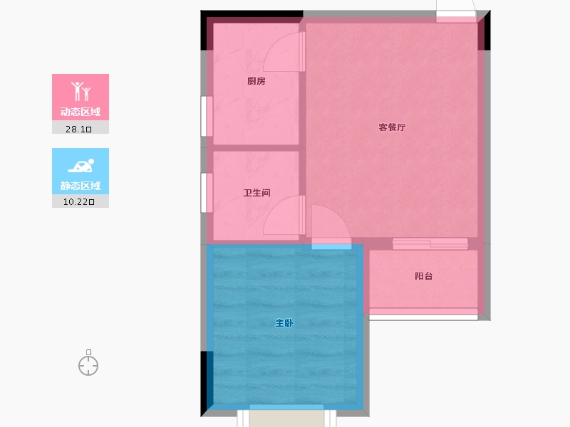 海南省-昌江黎族自治县-财富港湾-40.00-户型库-动静分区