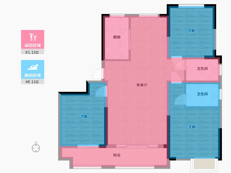 山东省-济南市-中建长清湖-109.00-户型库-动静分区