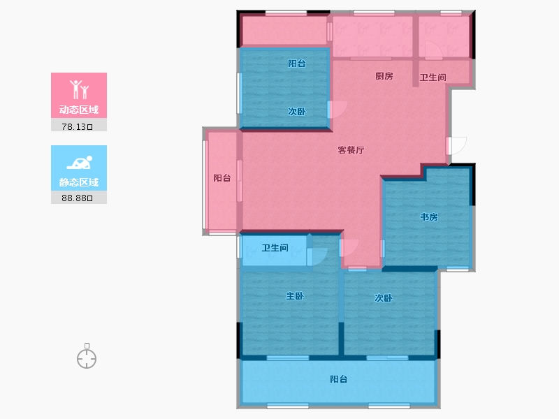 山东省-日照市-清华锦苑-149.00-户型库-动静分区