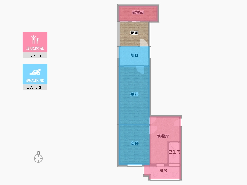 河北省-石家庄市-星河御城-50.00-户型库-动静分区