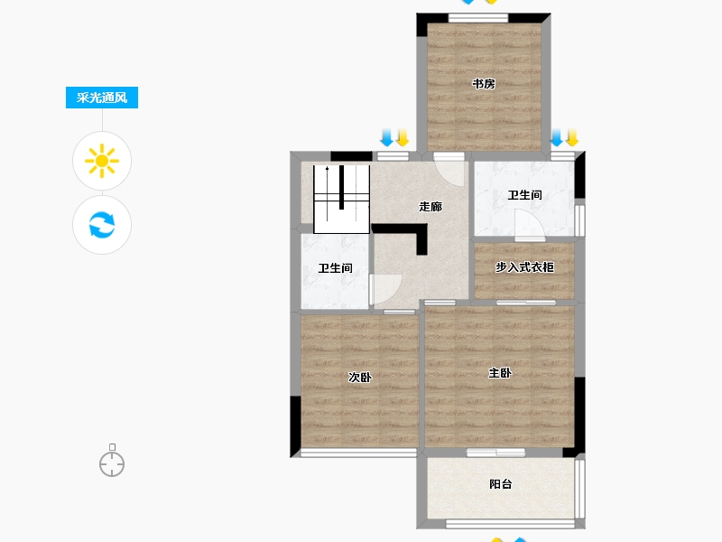 浙江省-绍兴市-檀悦-200.00-户型库-采光通风