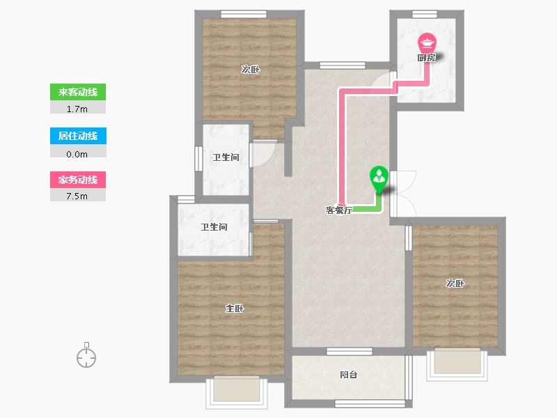 山东省-济宁市-保信海德佳园-98.00-户型库-动静线