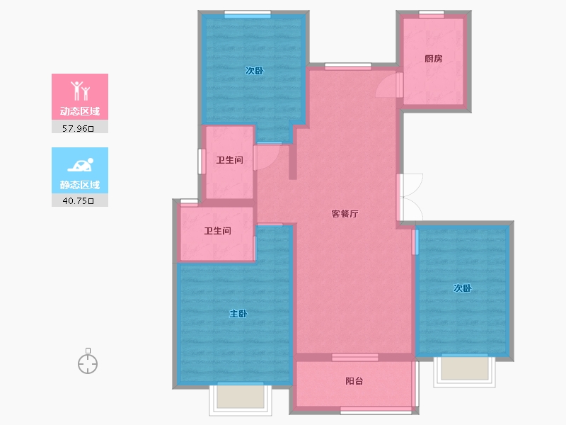 山东省-济宁市-保信海德佳园-98.00-户型库-动静分区