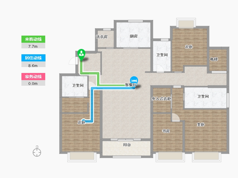 上海-上海市-大华斐勒公园-189.00-户型库-动静线