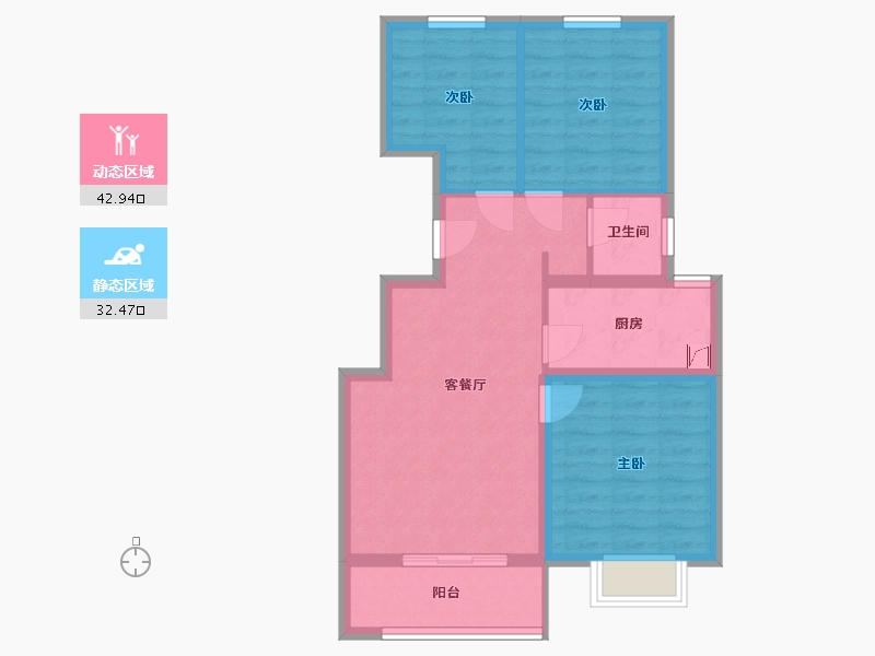 山西省-晋中市-新晋大院-99.20-户型库-动静分区