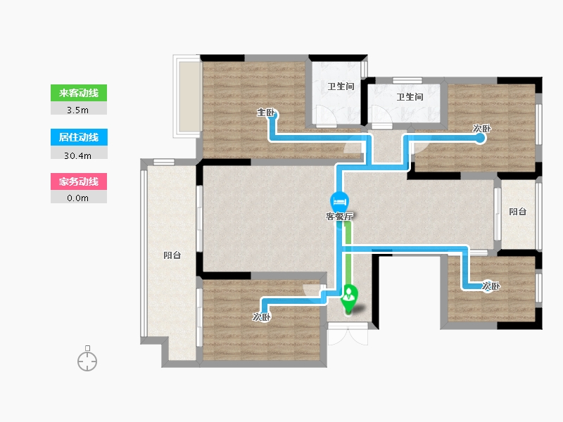 河南省-新乡市-建业森林半岛-114.35-户型库-动静线