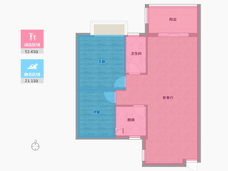 福建省-漳州市-景江花园-100.00-户型库-动静分区