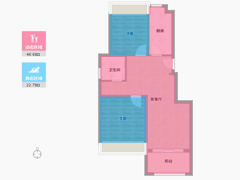 上海-上海市-9号公馆-62.00-户型库-动静分区