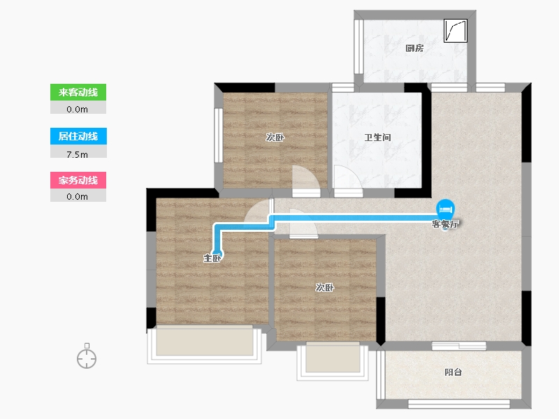 四川省-成都市-金域府壹号-102.00-户型库-动静线