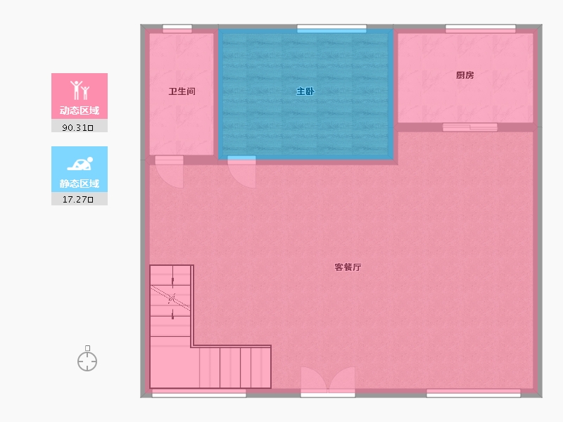 江西省-上饶市-窝窝小家-100.00-户型库-动静分区