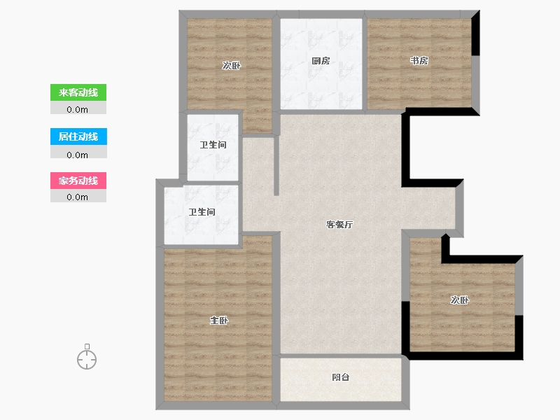 甘肃省-兰州市-中海铂悦府-116.91-户型库-动静线