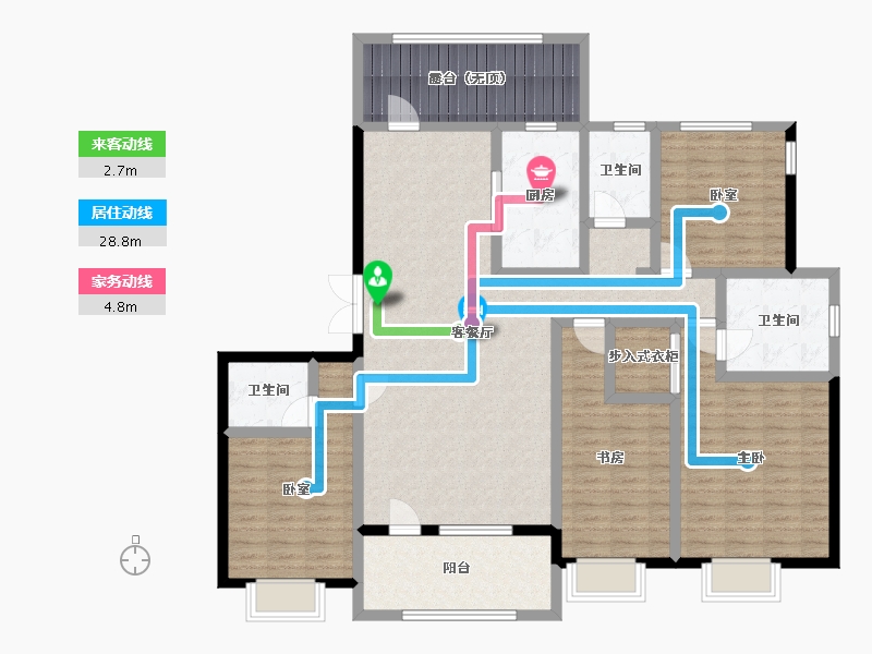 河北省-保定市-铂悦郡-110.00-户型库-动静线