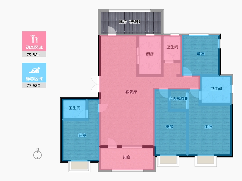 河北省-保定市-铂悦郡-110.00-户型库-动静分区