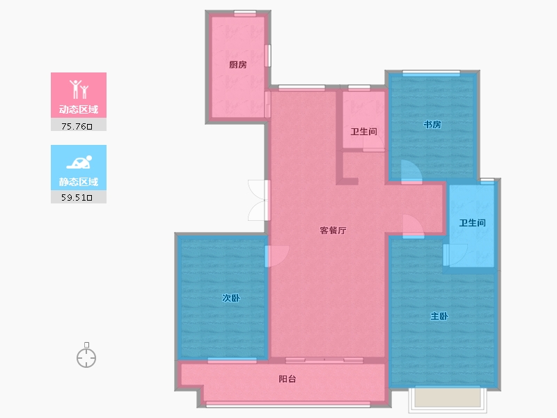 山东省-潍坊市-长运玺悦府-121.20-户型库-动静分区