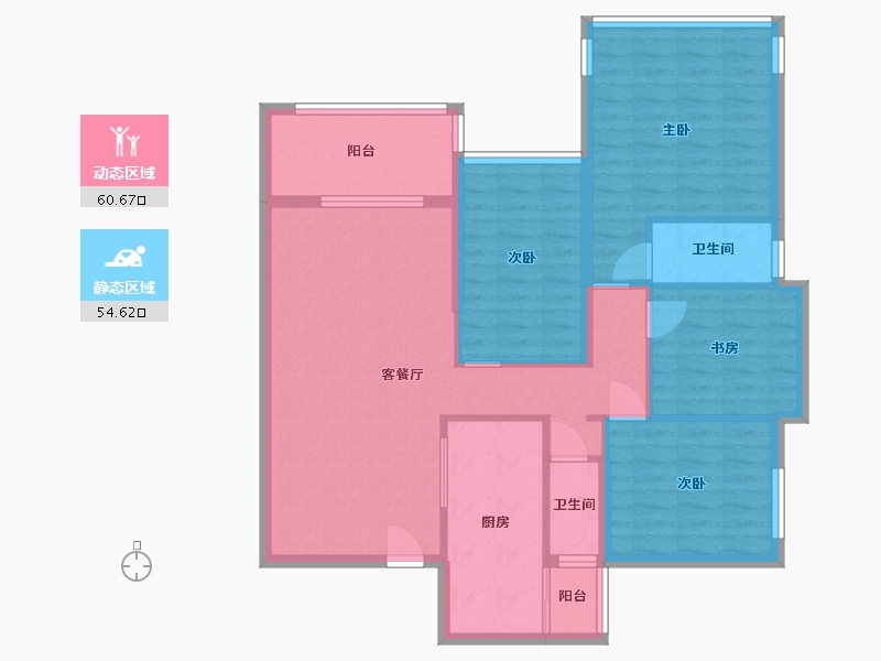 广西壮族自治区-贺州市-君汇濠庭-115.00-户型库-动静分区