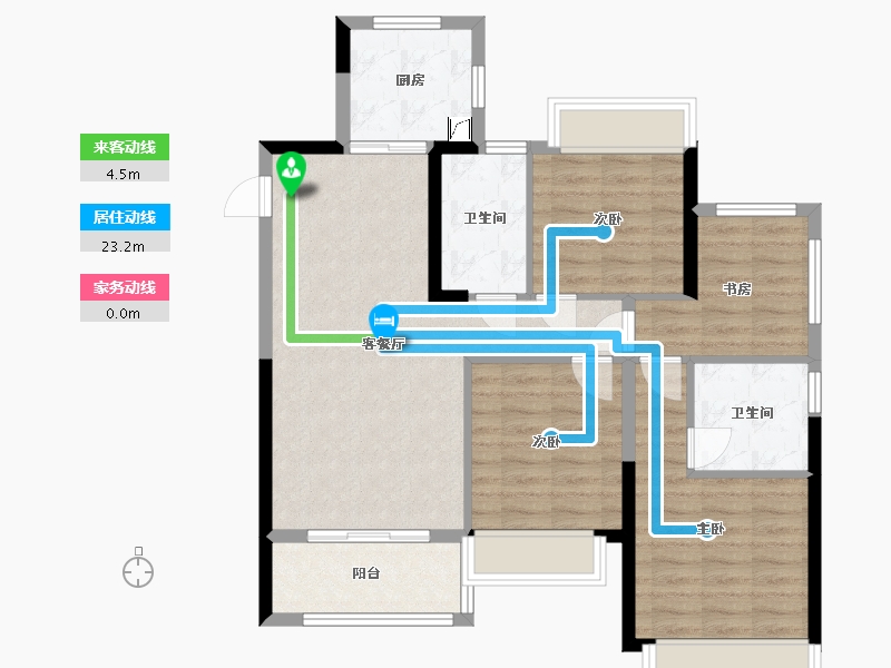 广西壮族自治区-柳州市-联发-90.00-户型库-动静线