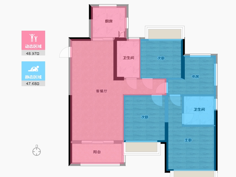 广西壮族自治区-柳州市-联发-90.00-户型库-动静分区