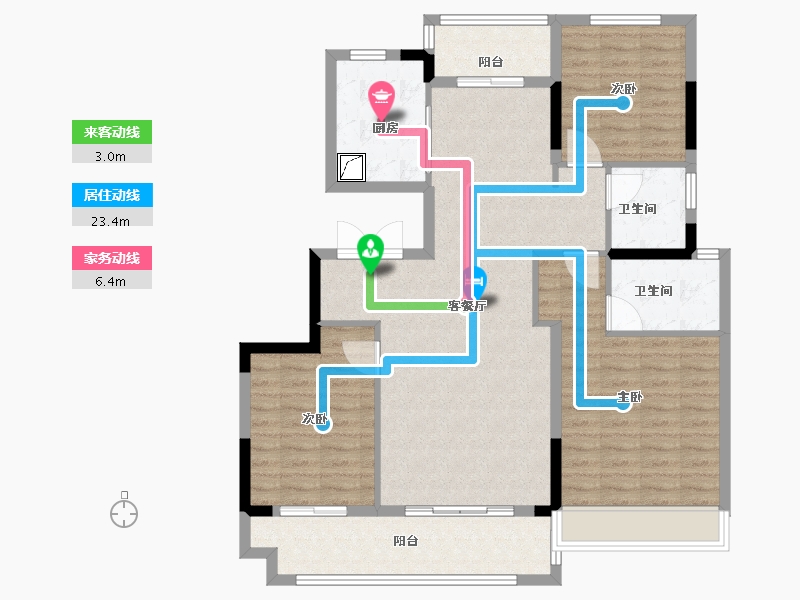 河南省-南阳市-中奥邓州府-110.00-户型库-动静线