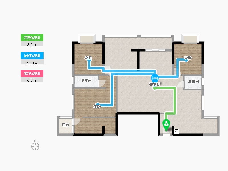 广西壮族自治区-梧州市-灏景玥城-170.00-户型库-动静线