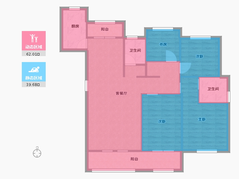 山东省-青岛市-青岛中南世纪城-99.00-户型库-动静分区