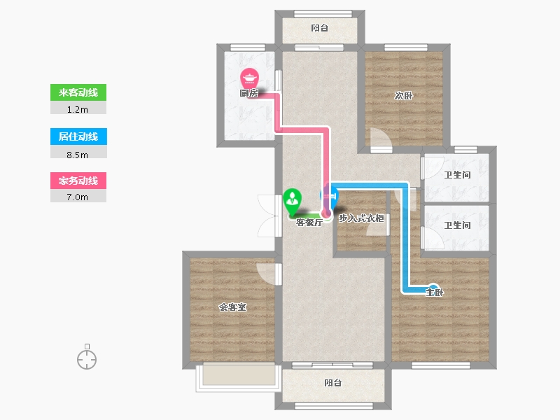 河北省-保定市-尧都瑞府-100.00-户型库-动静线