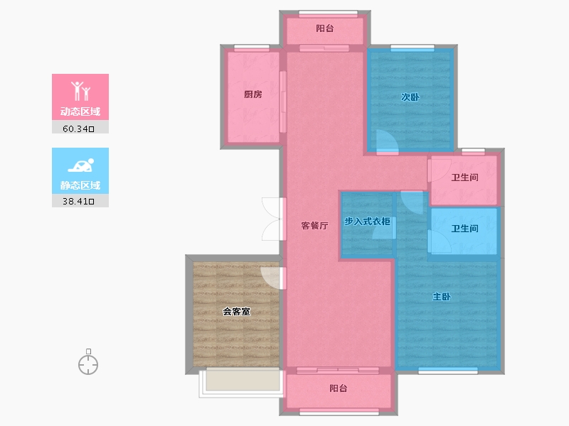 河北省-保定市-尧都瑞府-100.00-户型库-动静分区