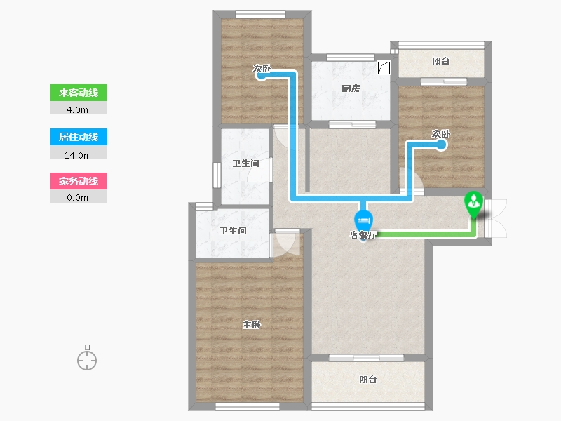 陕西省-渭南市-汇邦首府-115.00-户型库-动静线