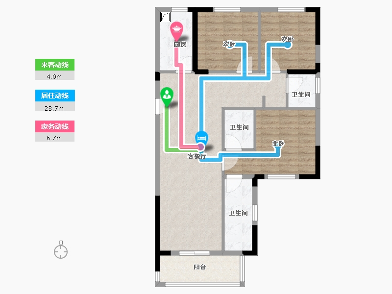 福建省-福州市-融侨则徐道壹号-90.00-户型库-动静线