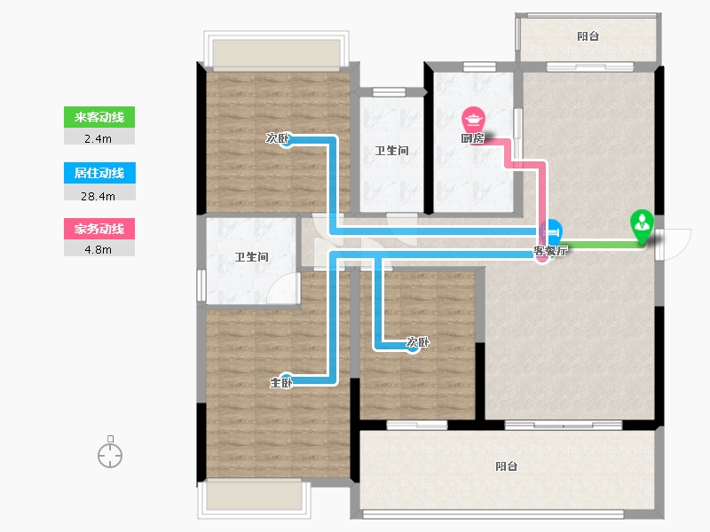 湖南省-岳阳市-江语城-134.37-户型库-动静线